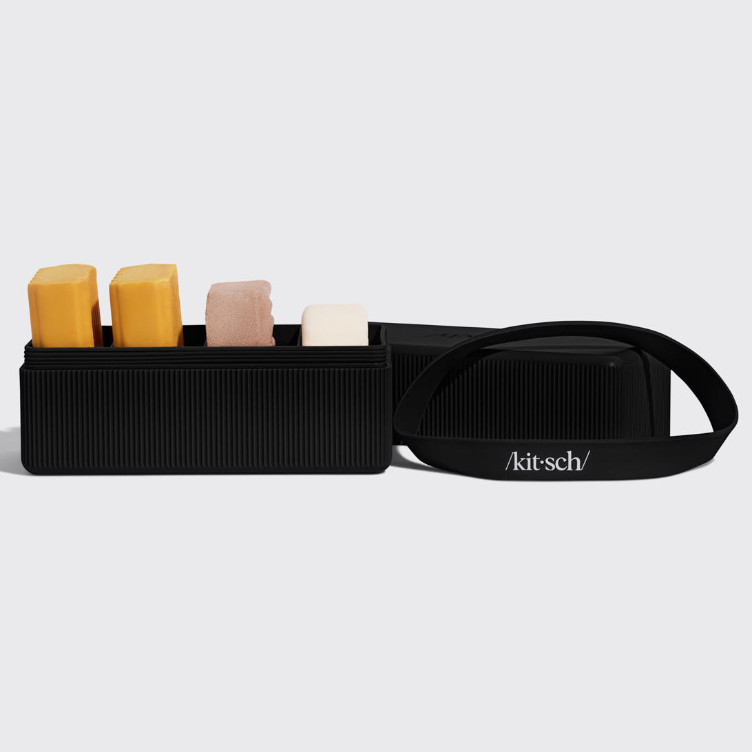 2-Compartment Travel Case - Black - 4-Compartment Travel Case - Black