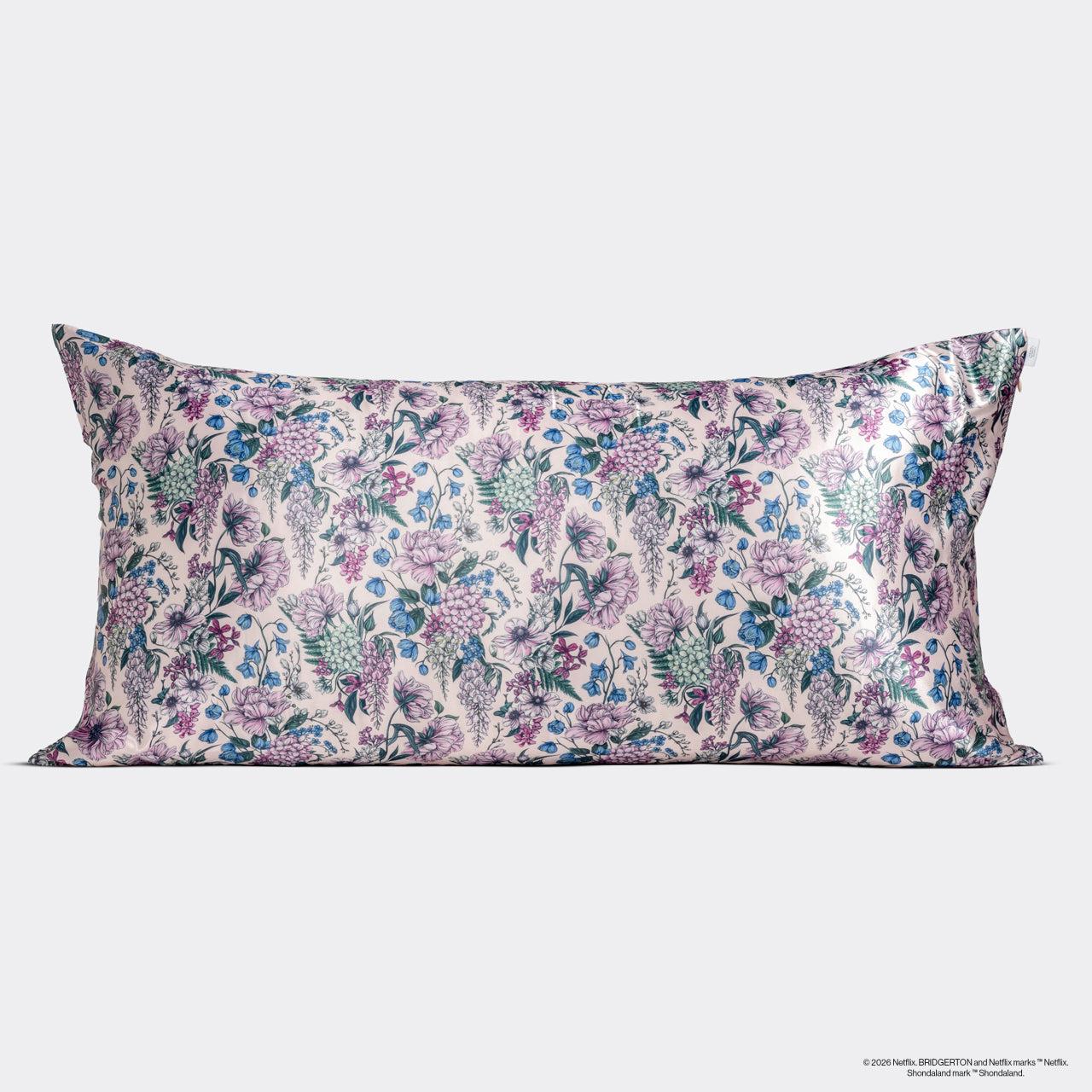 Bridgerton x Kitsch Satin Pillowcase in Wisteria 2 Pack - King