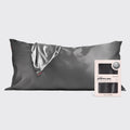 Satin Pillowcase in Charcoal 2 Pack - King